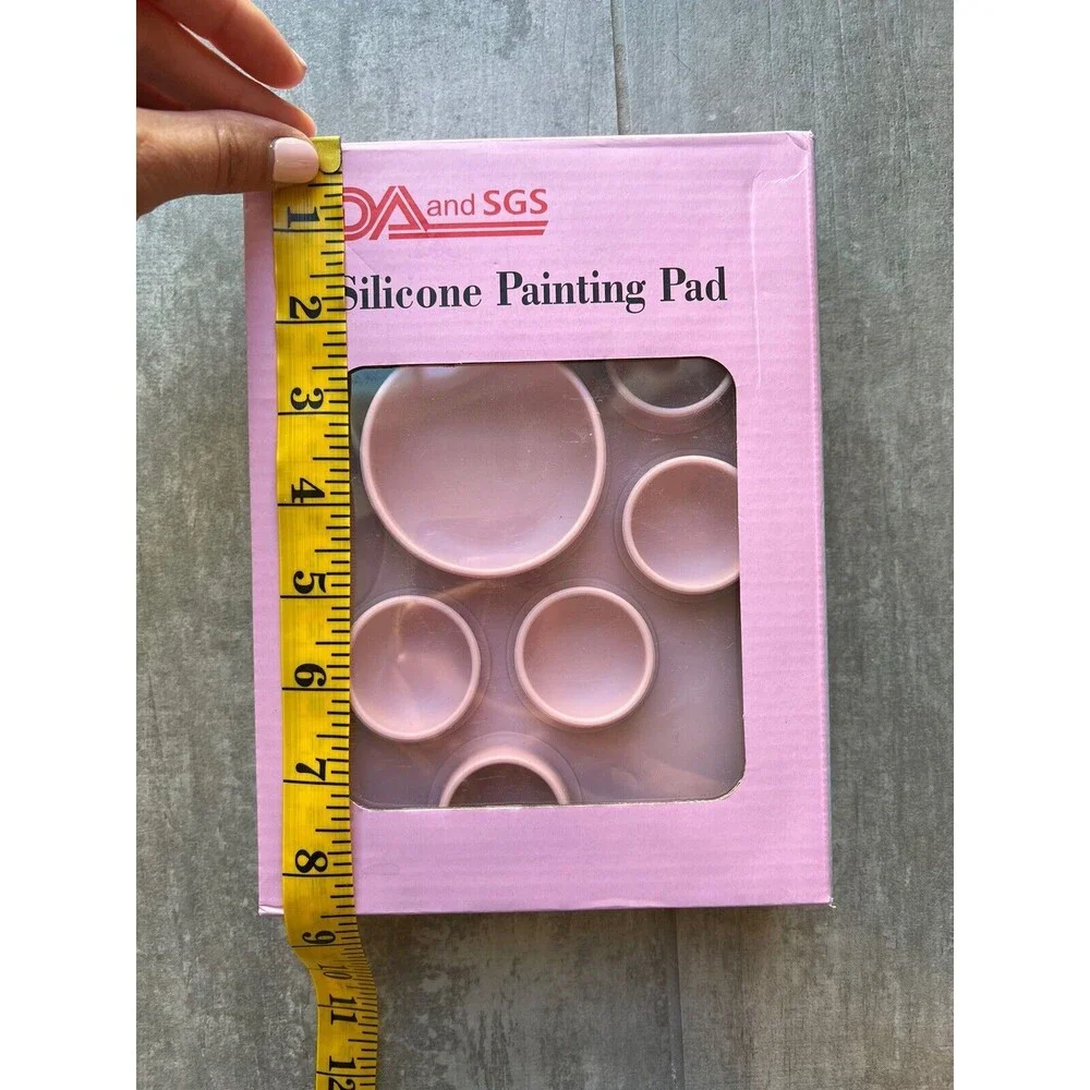 Silicone Painting Mat Large Craft Mat Paint Cup Brush Pen Holder Easy Clean Kids